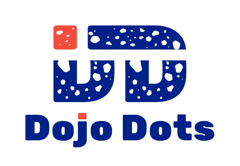 dojo dots logo web design agency visual identity branding